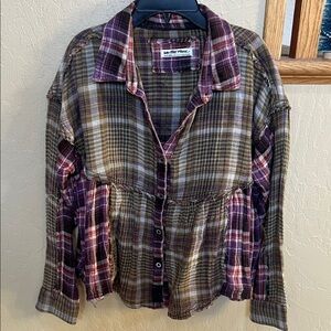 We The Free Multicolor Plaid Shirt